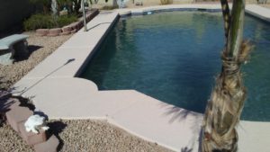 cool deck man finish work