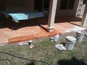 repair broken concrete decking and staining 4