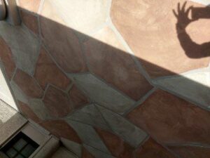 concrete flagstone finish 3