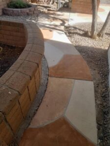 Multi colored cool deck application 2